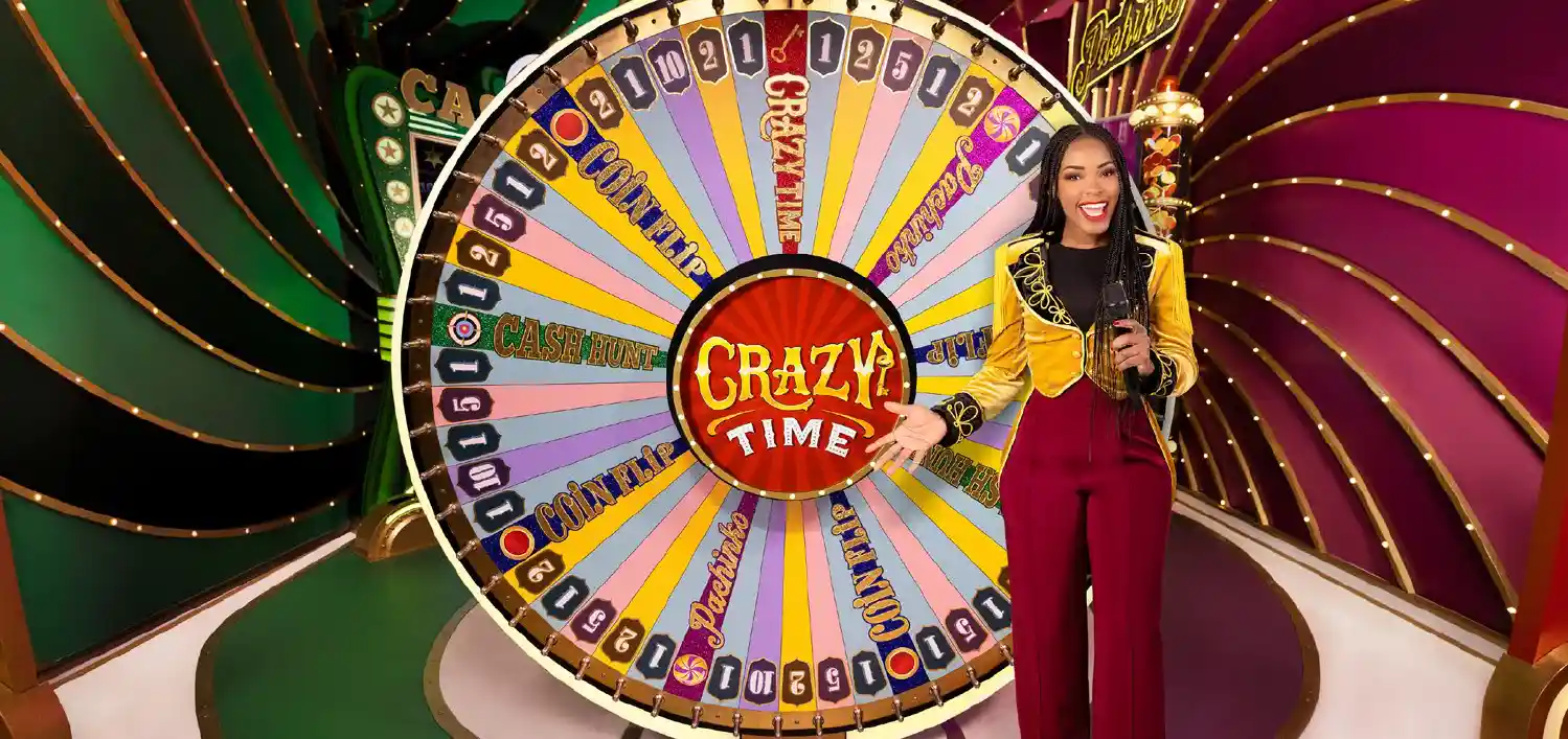 EVO – Crazy Time live interactive roulette