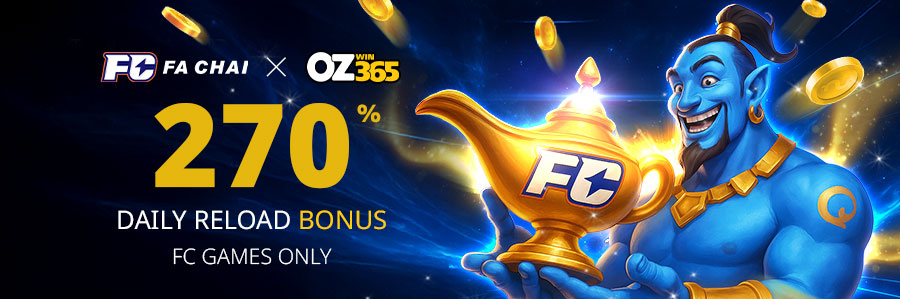 270% Daily Reload Bonus